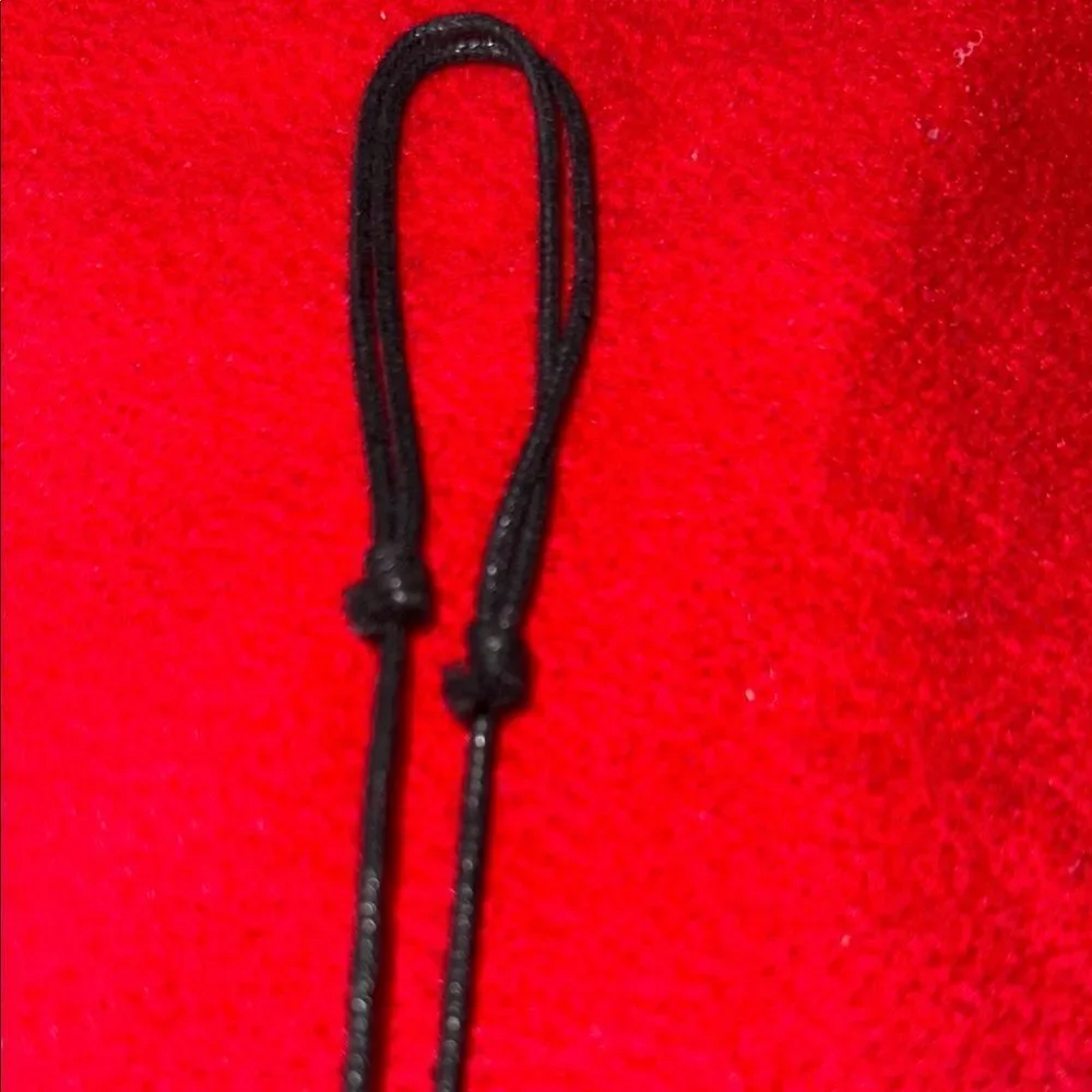 Elephant Pendant Necklace with Black Cord